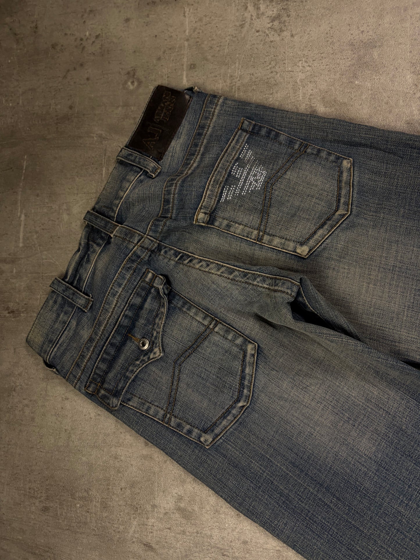 Armani Lowwaist Bootcut Jeans Y2k Vintage Pasha Style