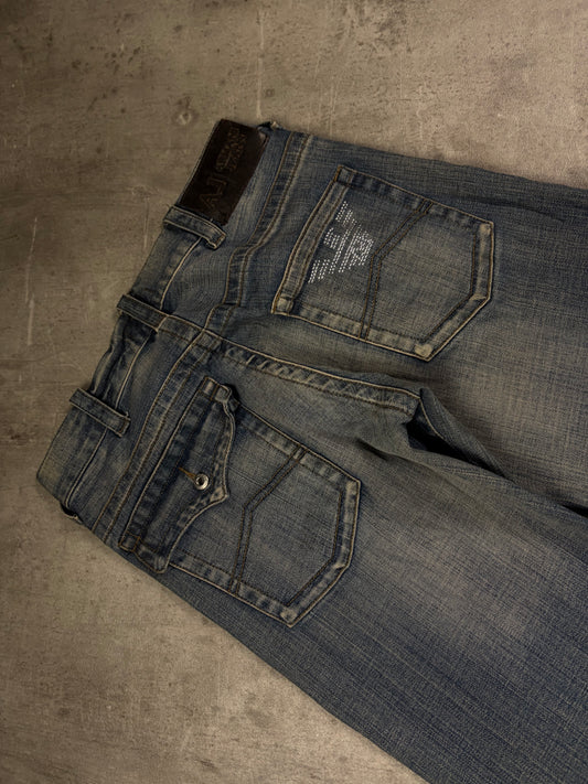 Armani Lowwaist Bootcut Jeans Y2k Vintage Pasha Style