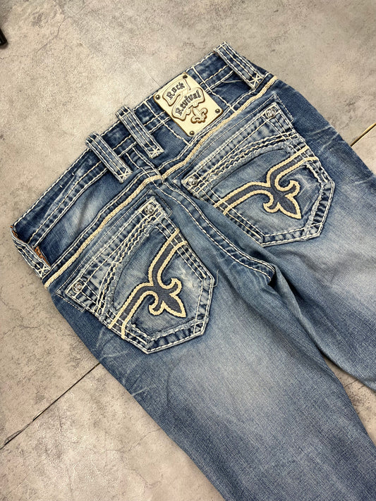 Vintage Y2k Rock Revival Straight Jeans