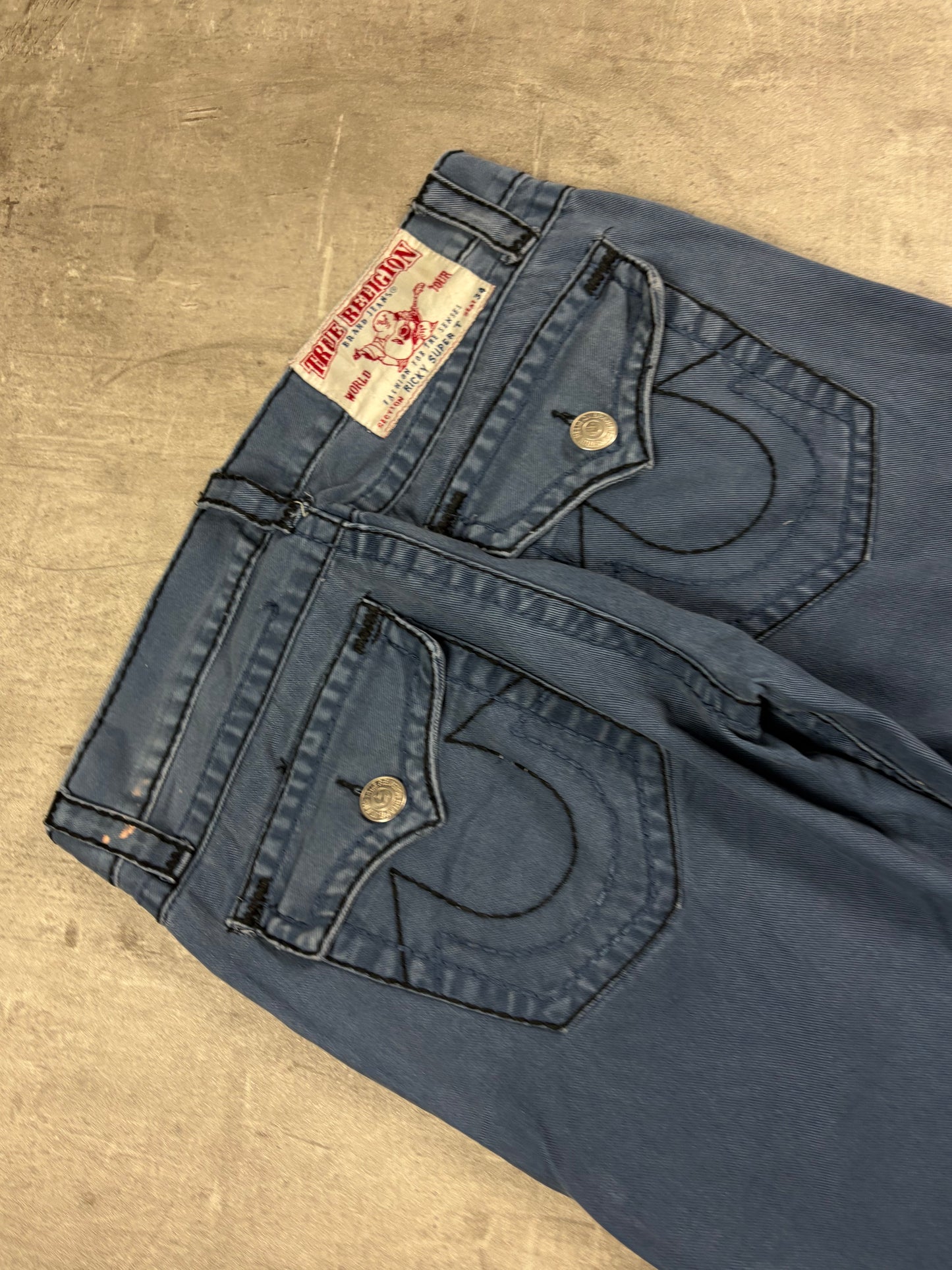 Vintage Y2K True Religion Bootcut Flared Low Waist Jeans