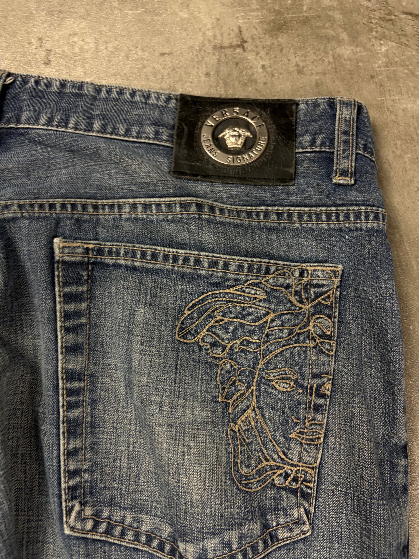 Versace Vintage Rare Baggy Jeans Pasha Style