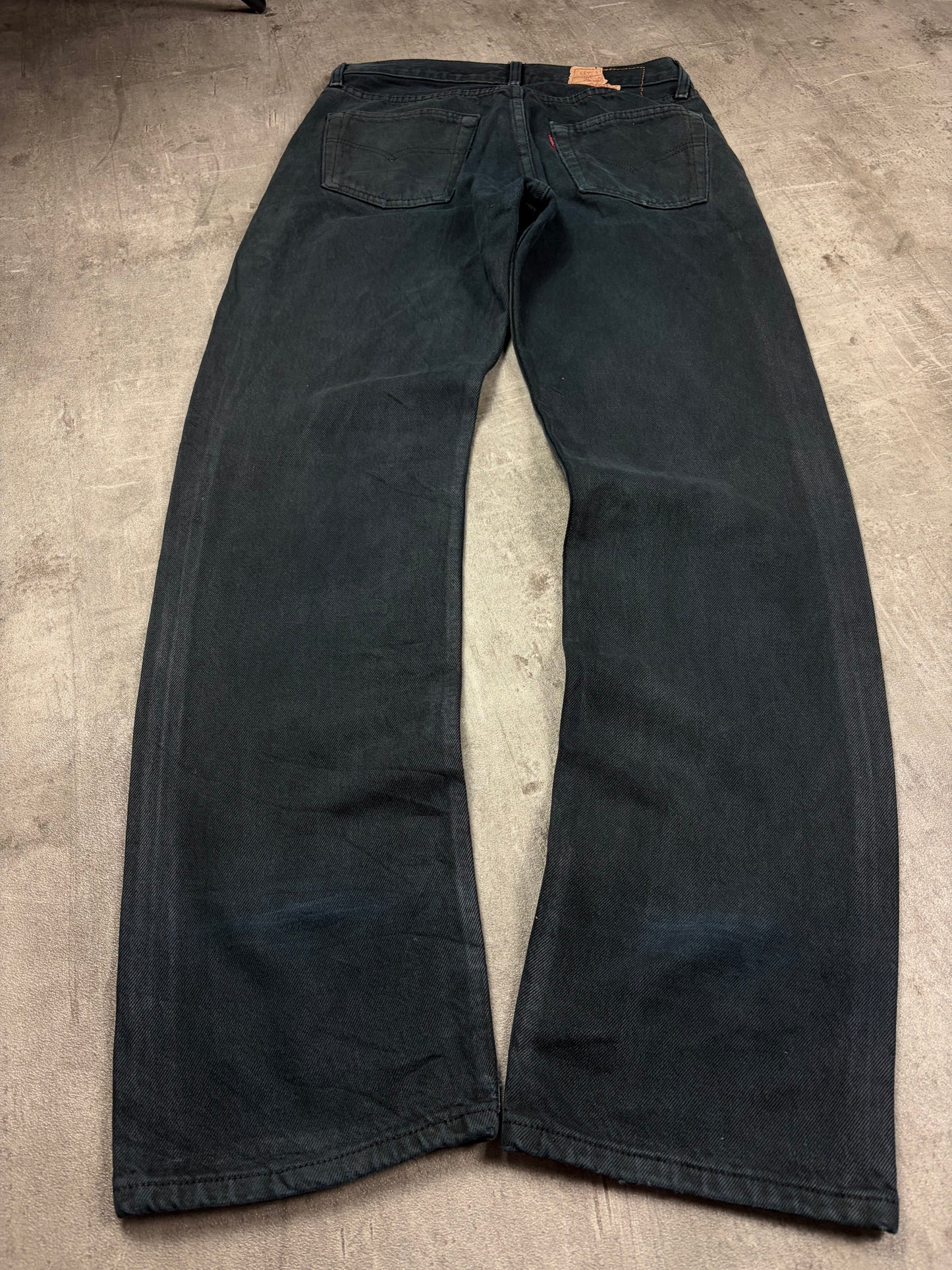 Levis 501 Straight Bootcut Jeans Herren Vintage Wash