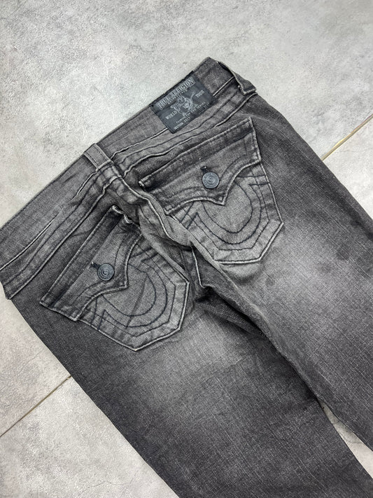 Black Vintage Bootcut True Religion Jeans