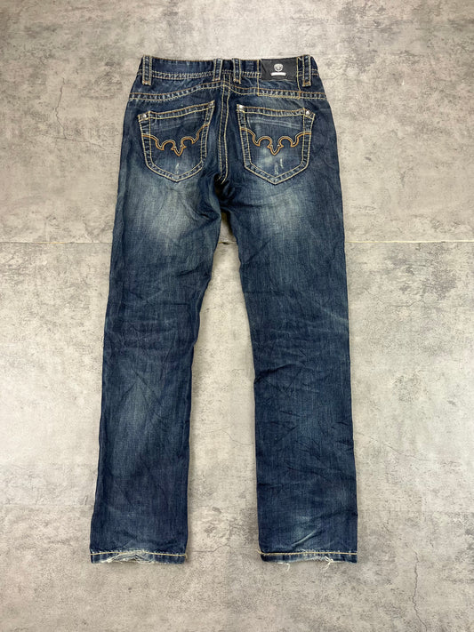 Vintage Y2k Blue Monkey Jeans W30