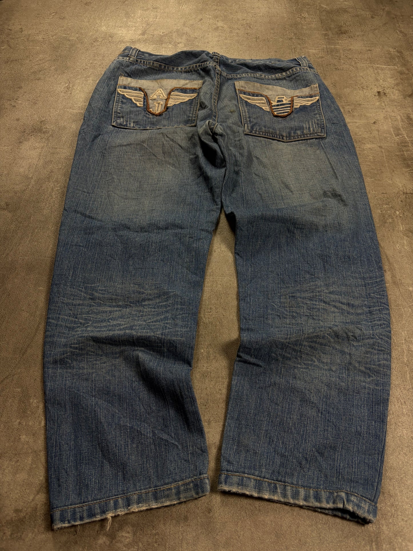 Armani Embroidered Vintage Jeans