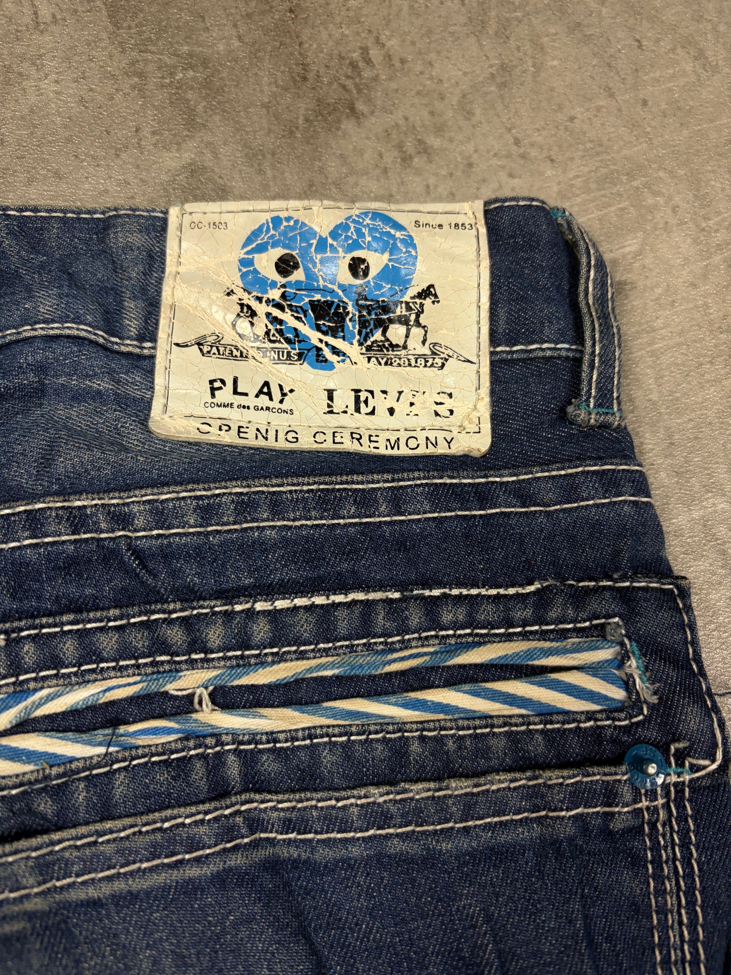 Levis x Comme des Garçons Bootcut Straight fit Jeans