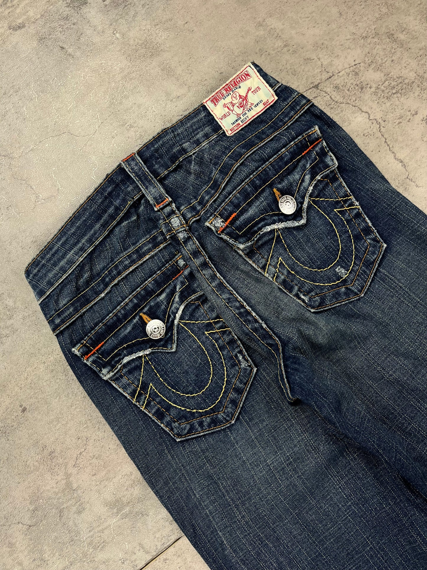 Vintage Straight True Religion Lowwaist Y2k Jeans