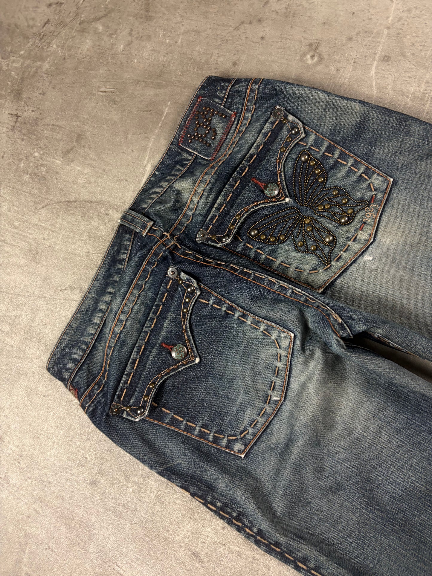 Miss me style Y2k Lowwaist, Bootcut Jeans