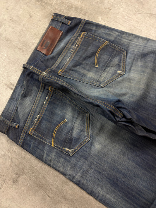 g-star jeans y2k backprint streetwear