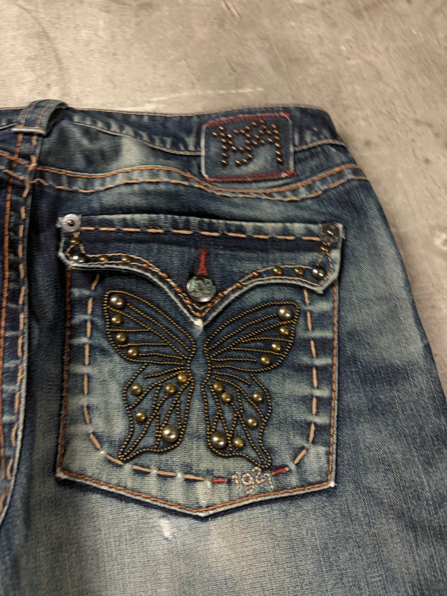Miss me style Y2k Lowwaist, Bootcut Jeans