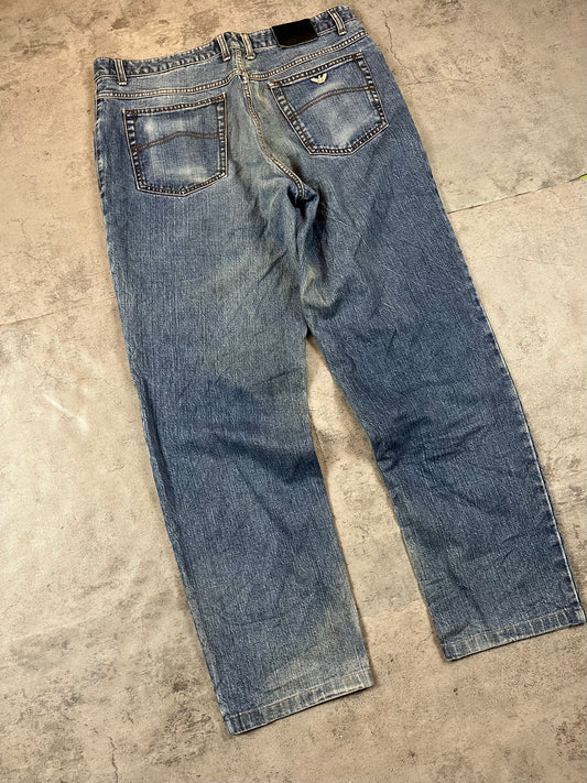 Vintage Y2k Armani Baggy Jeans W36