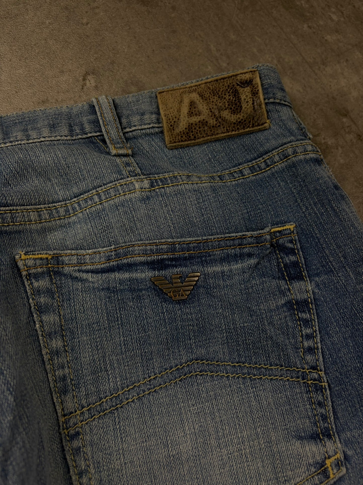 Armani Y2k Vintage Baggy Jeans Pasha Style