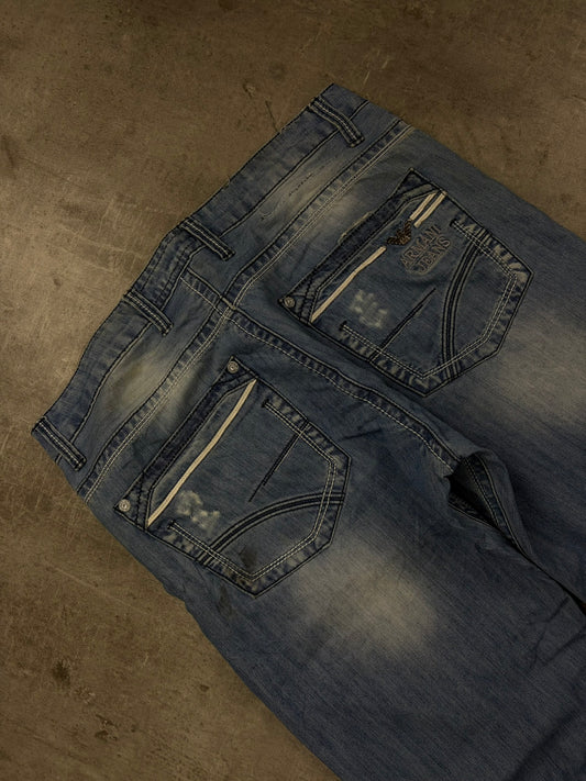 Vintage Armani Baggy Jeans Y2k Backprint