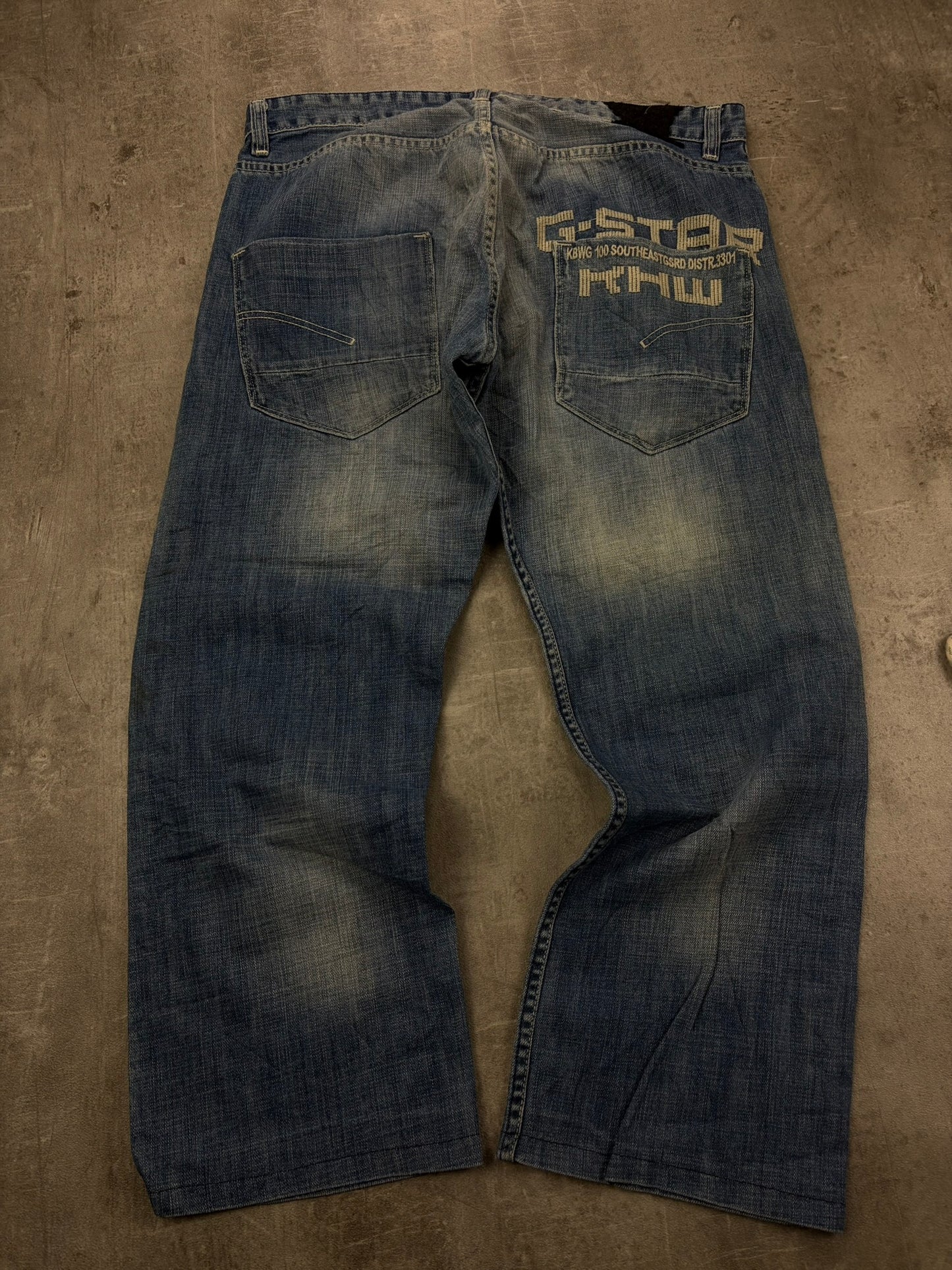 Vintage Y2K G-Star Jeans Baggy Flared