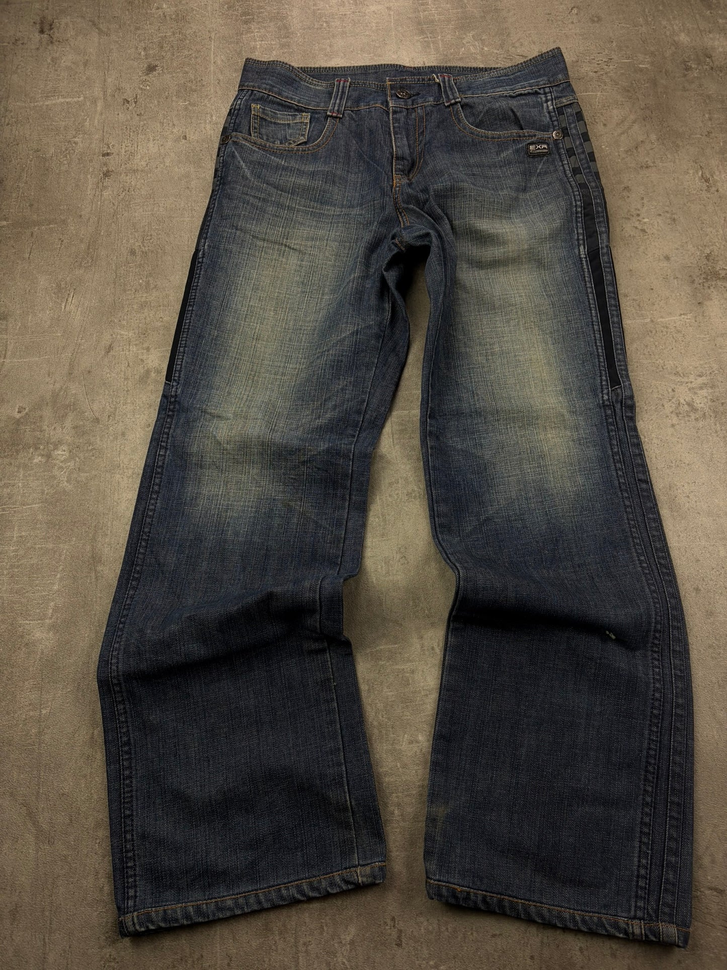 Armani Style Jeans Y2K Flared Denim