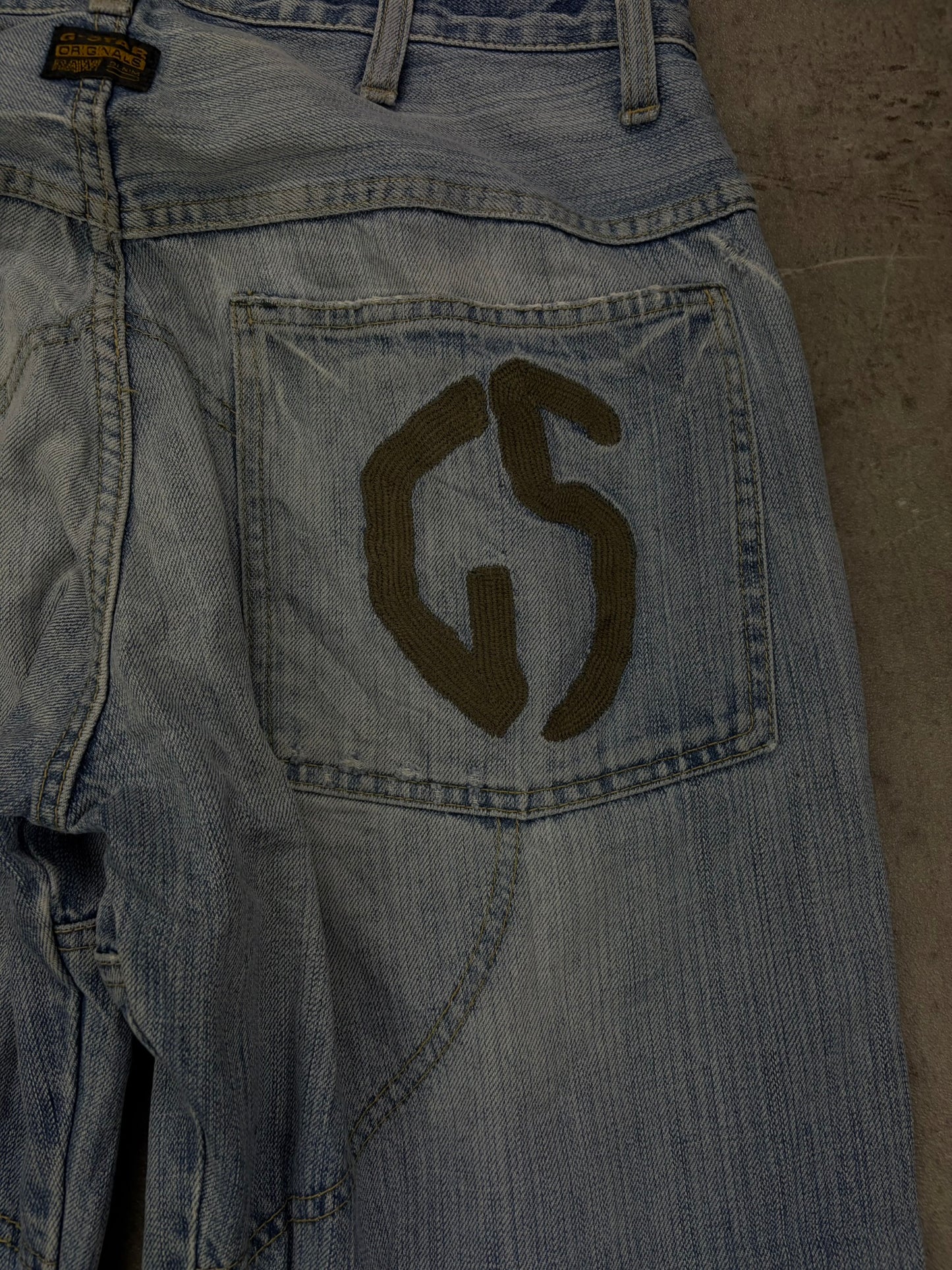 G-Star Jeans Y2K Baggy Denim Backprint