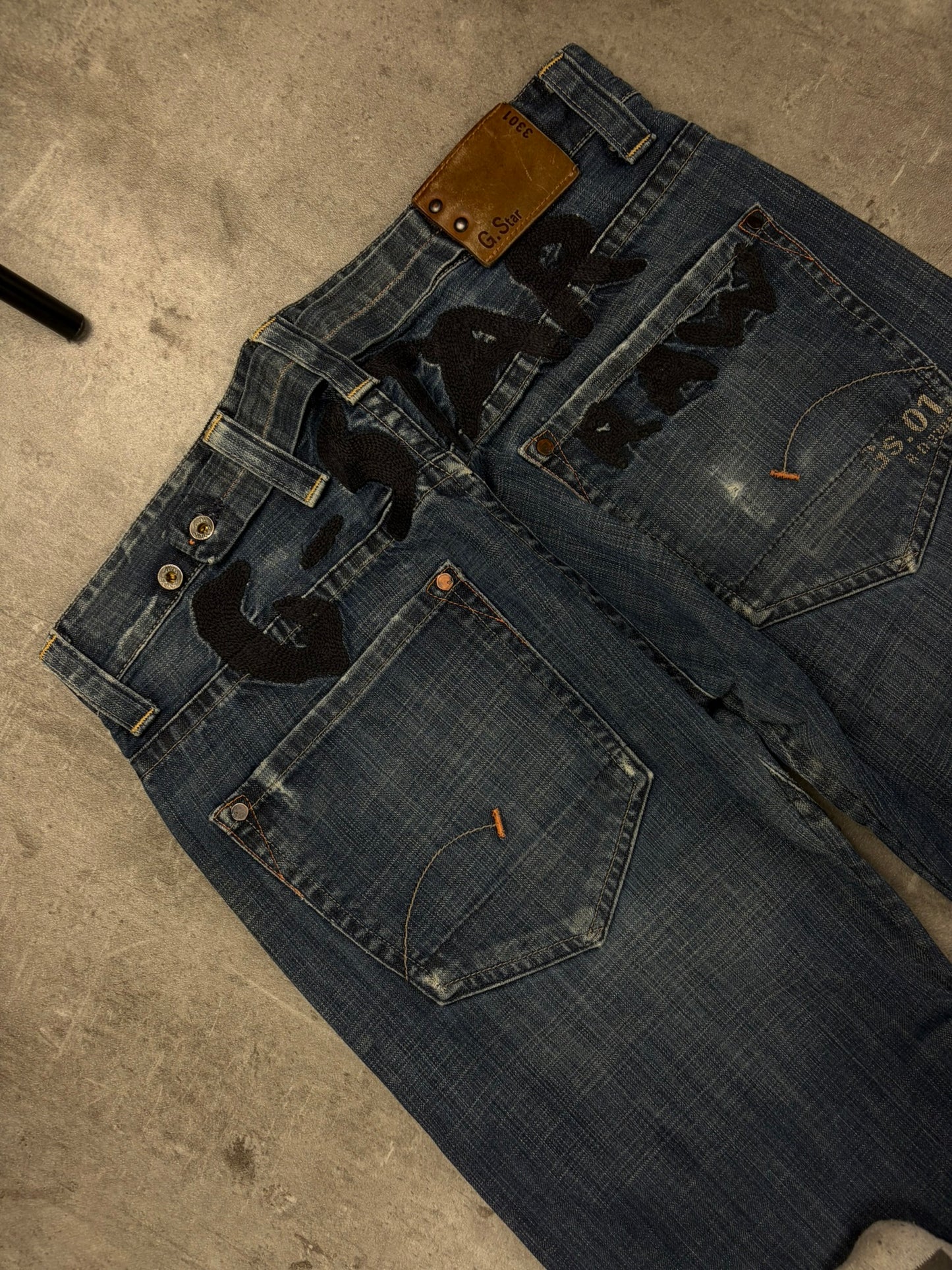 Vintage Baggy Armani Style G-Star RAW Denim
