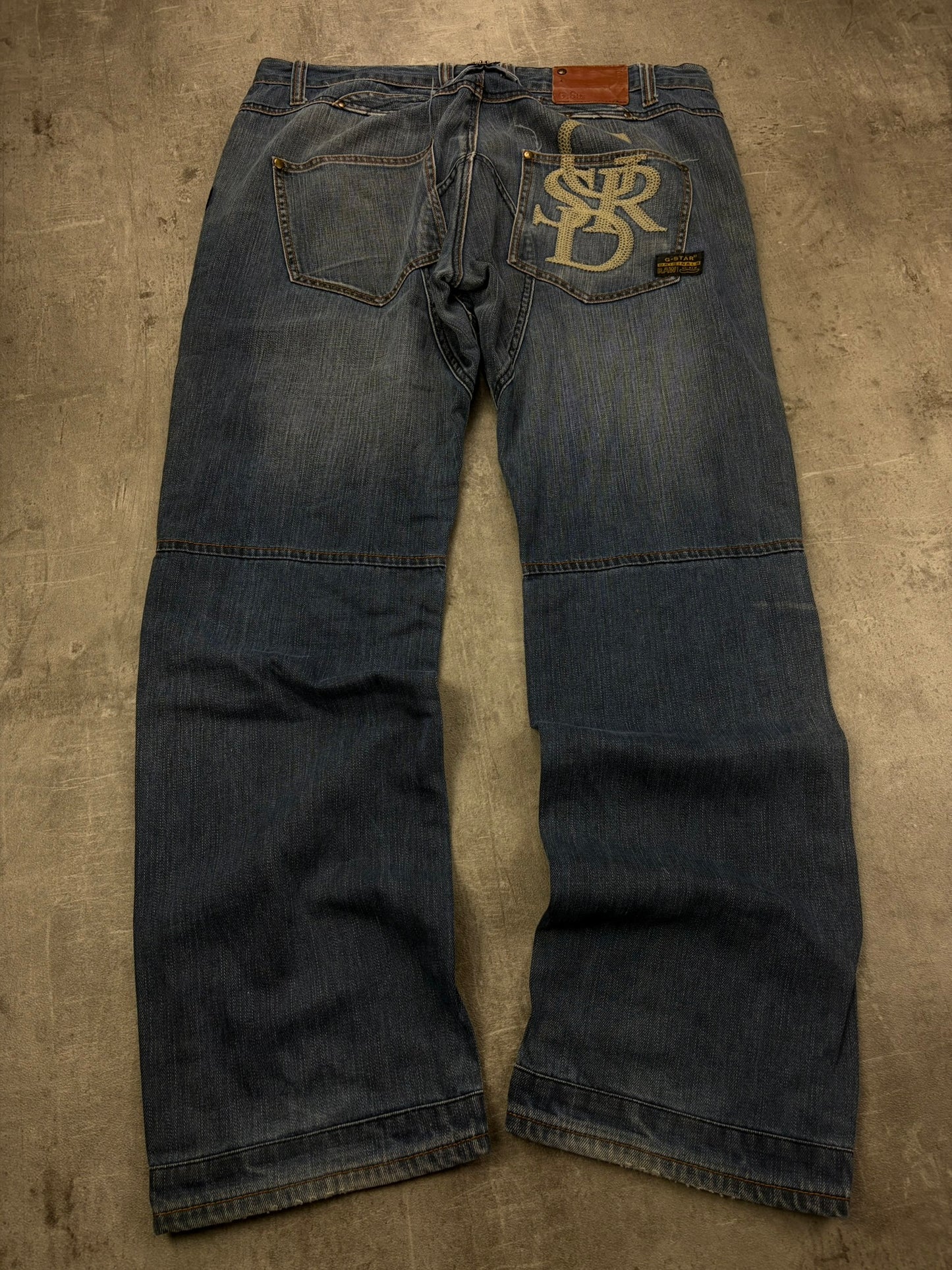 Vintage G-Star Baggy Jeans Backprint