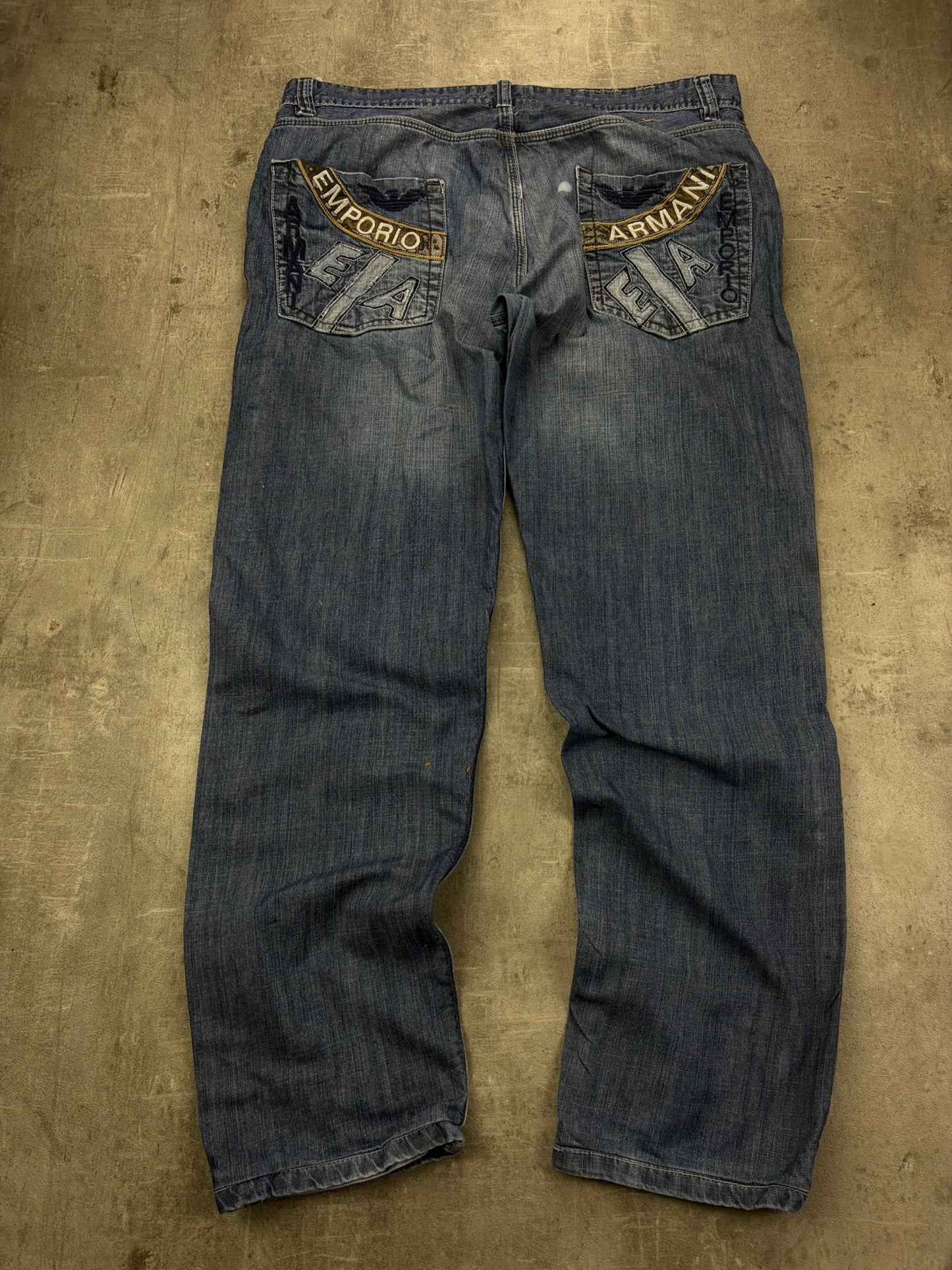 Armani Jeans Baggy Flared Vintage
