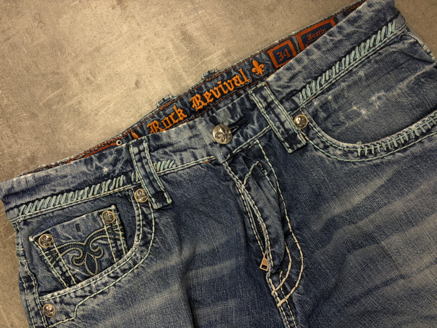 Rock Revival Jeans Y2K Vintage Denim