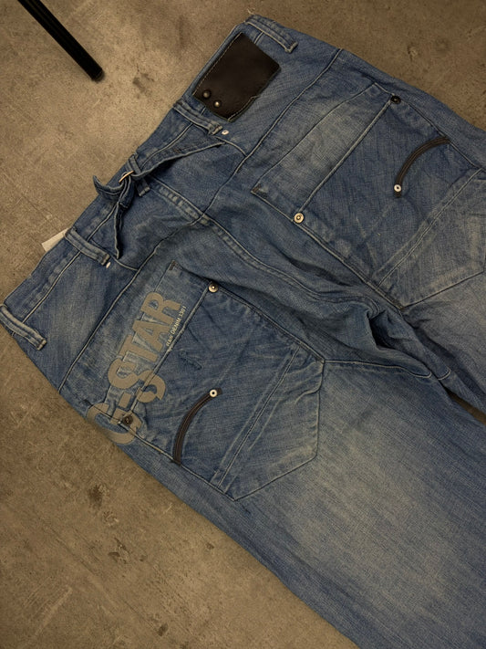 Vintage Y2K G-Star Jeans Baggy Backprint