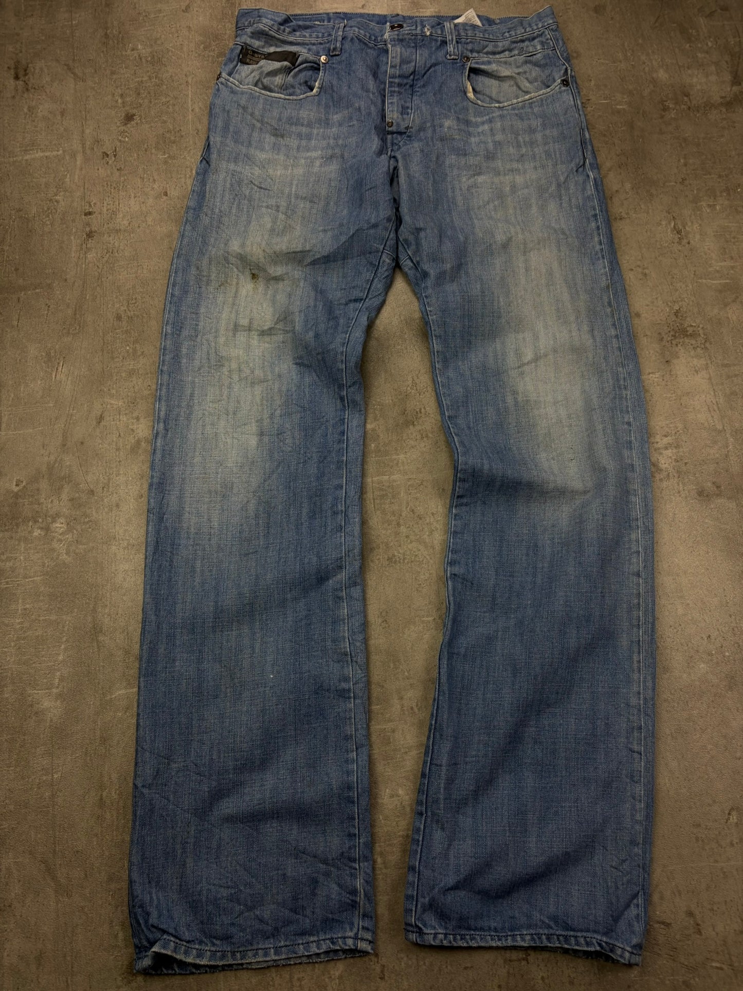 Vintage Y2K G-Star Jeans Baggy Backprint