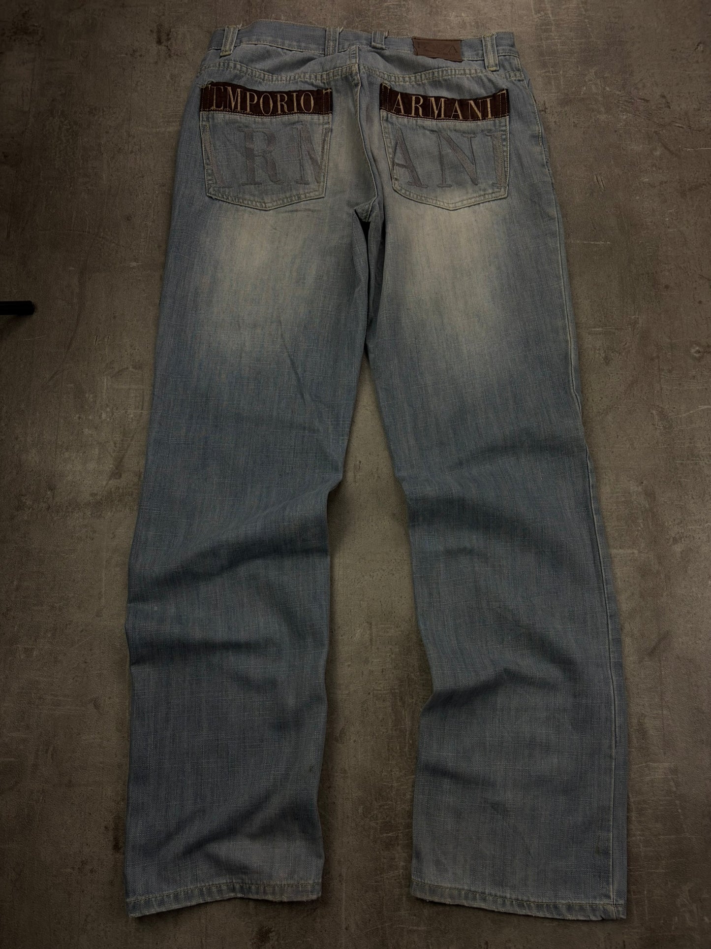 Armani Jeans Vintage Baggy Back Print