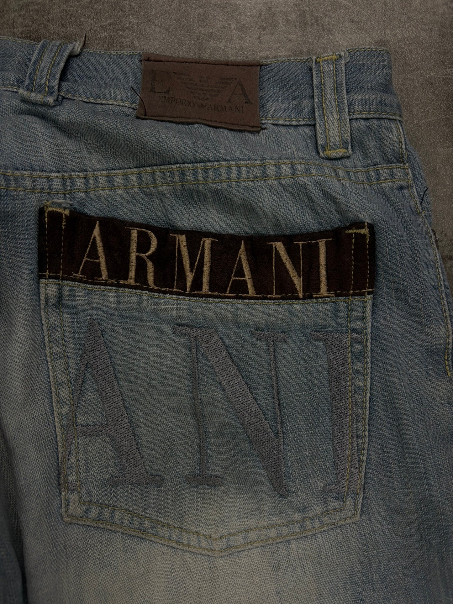 Armani Jeans Vintage Baggy Back Print