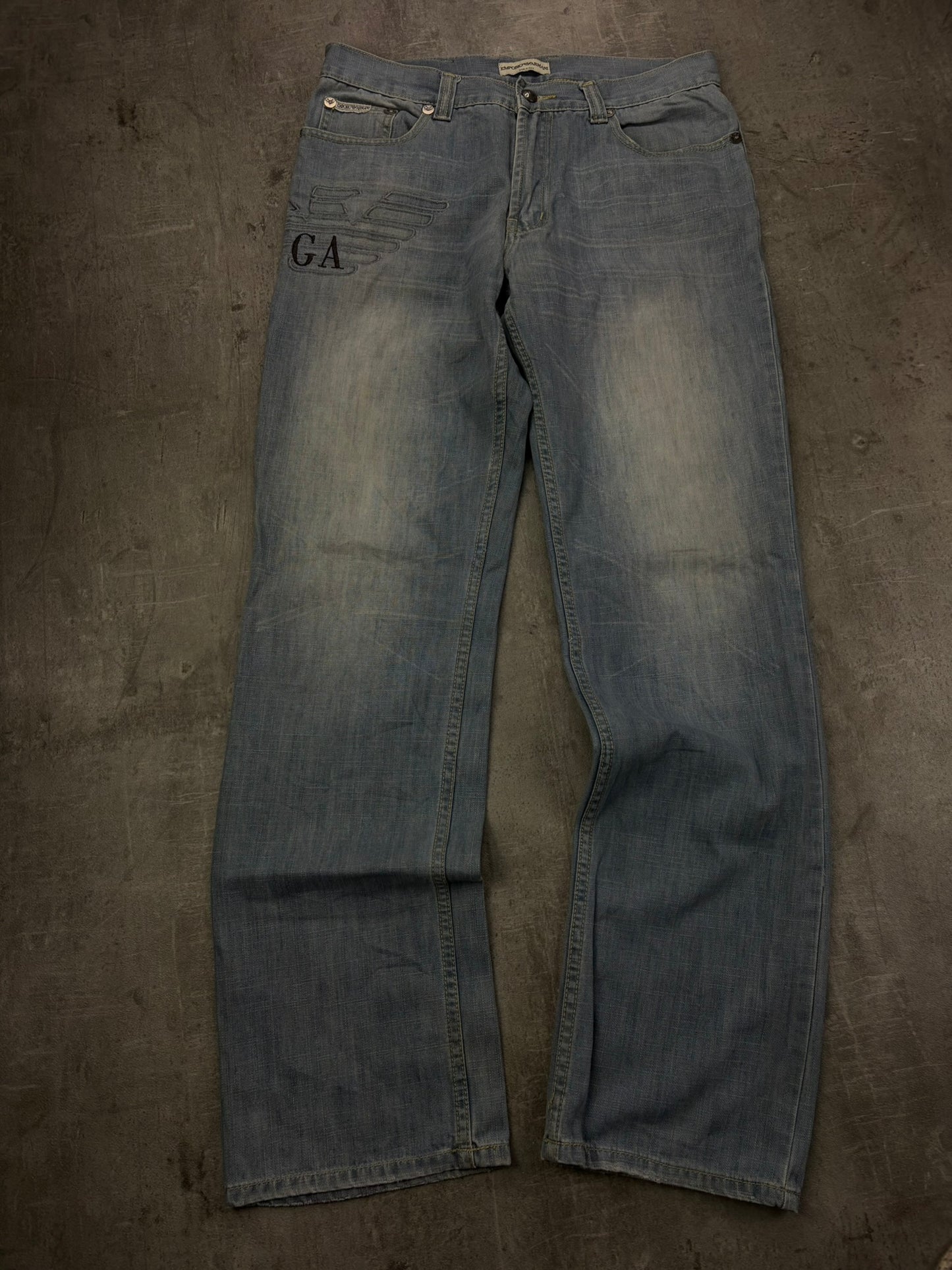 Armani Jeans Vintage Baggy Back Print