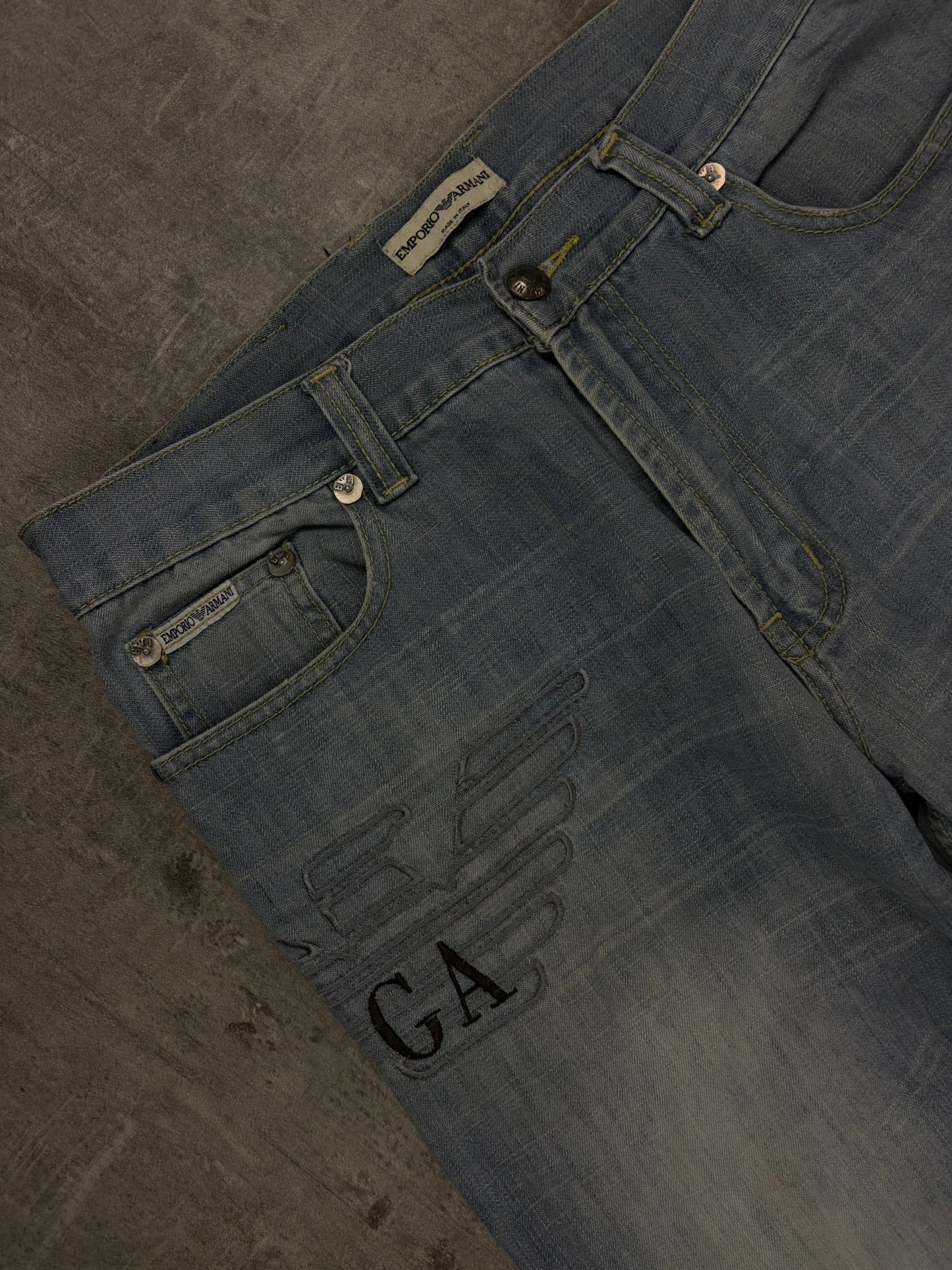Armani Jeans Vintage Baggy Back Print