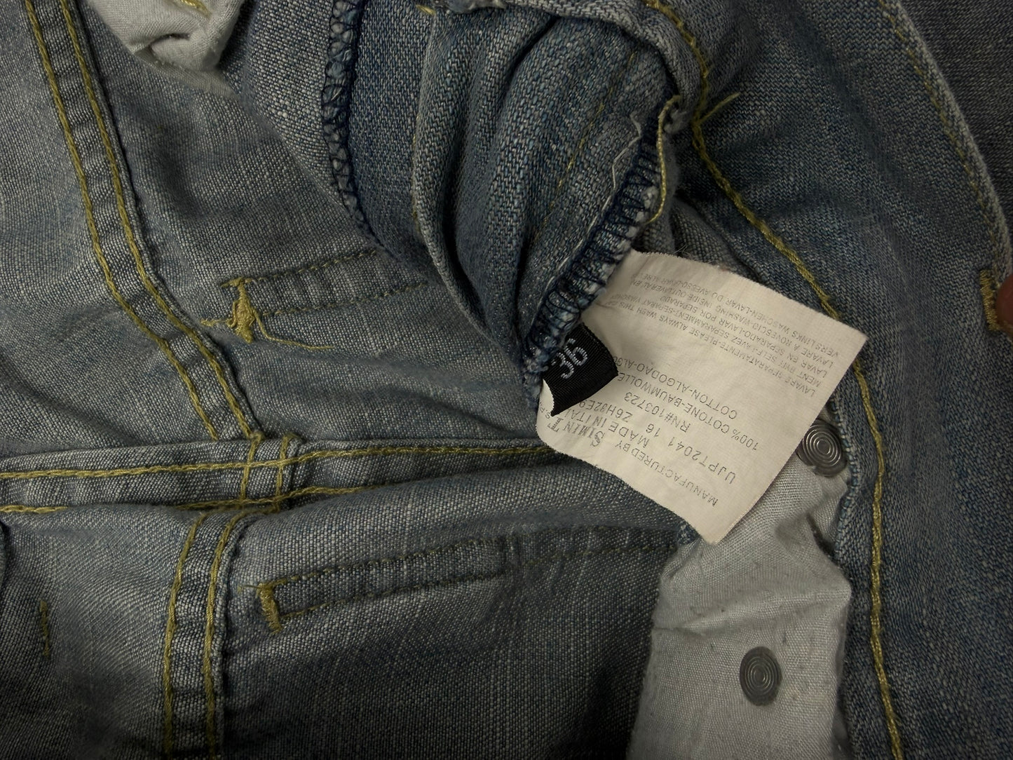 Armani Jeans Vintage Baggy Back Print