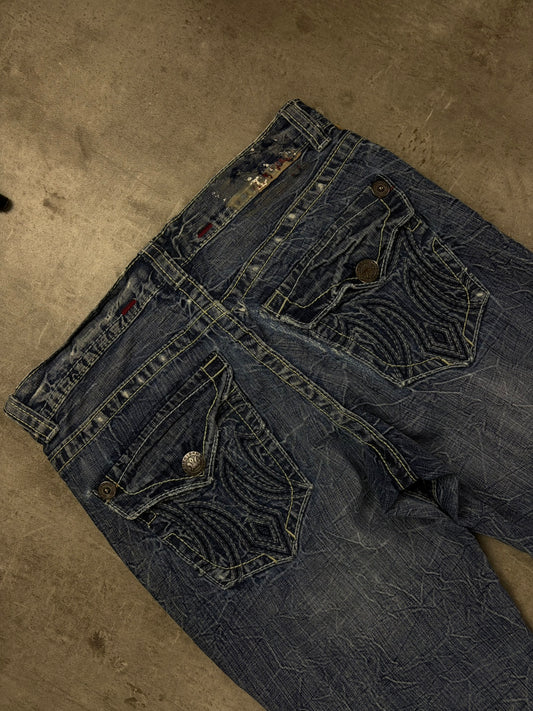 Mek Jeans Baggy Backprint Y2K