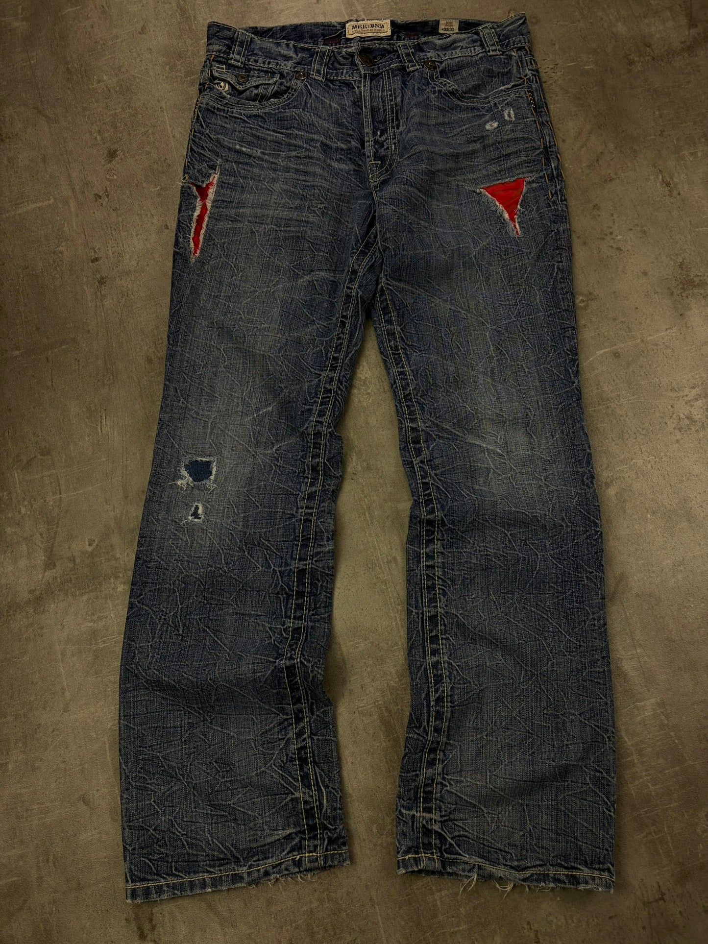 Mek Jeans Baggy Backprint Y2K