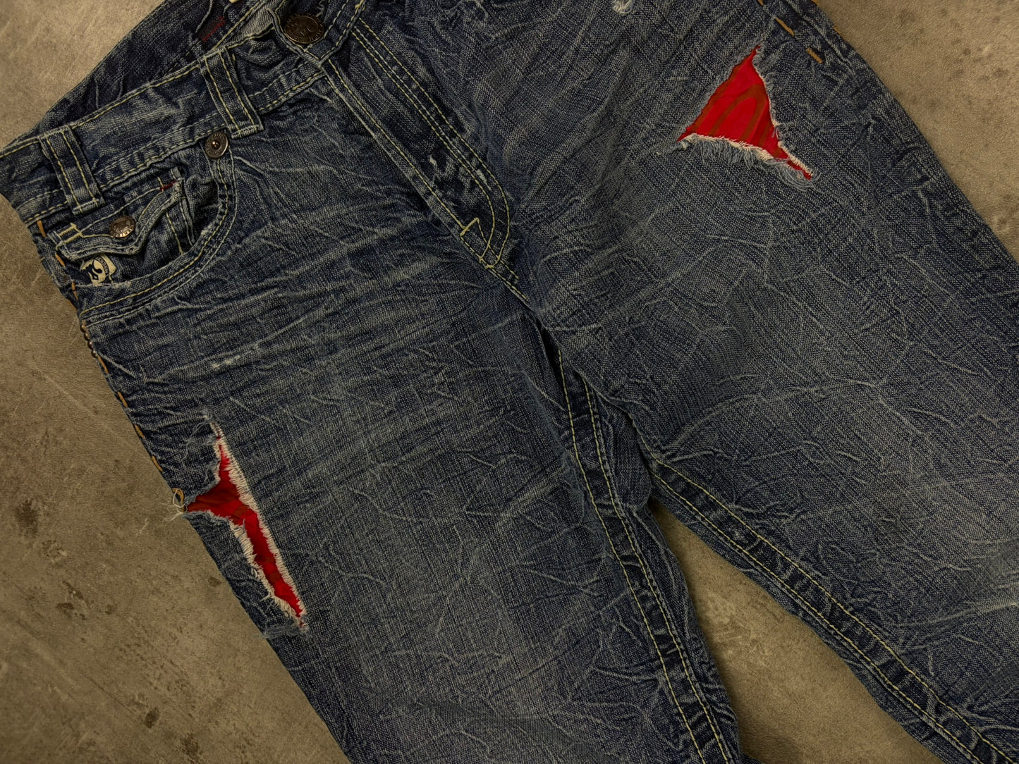 Mek Jeans Baggy Backprint Y2K