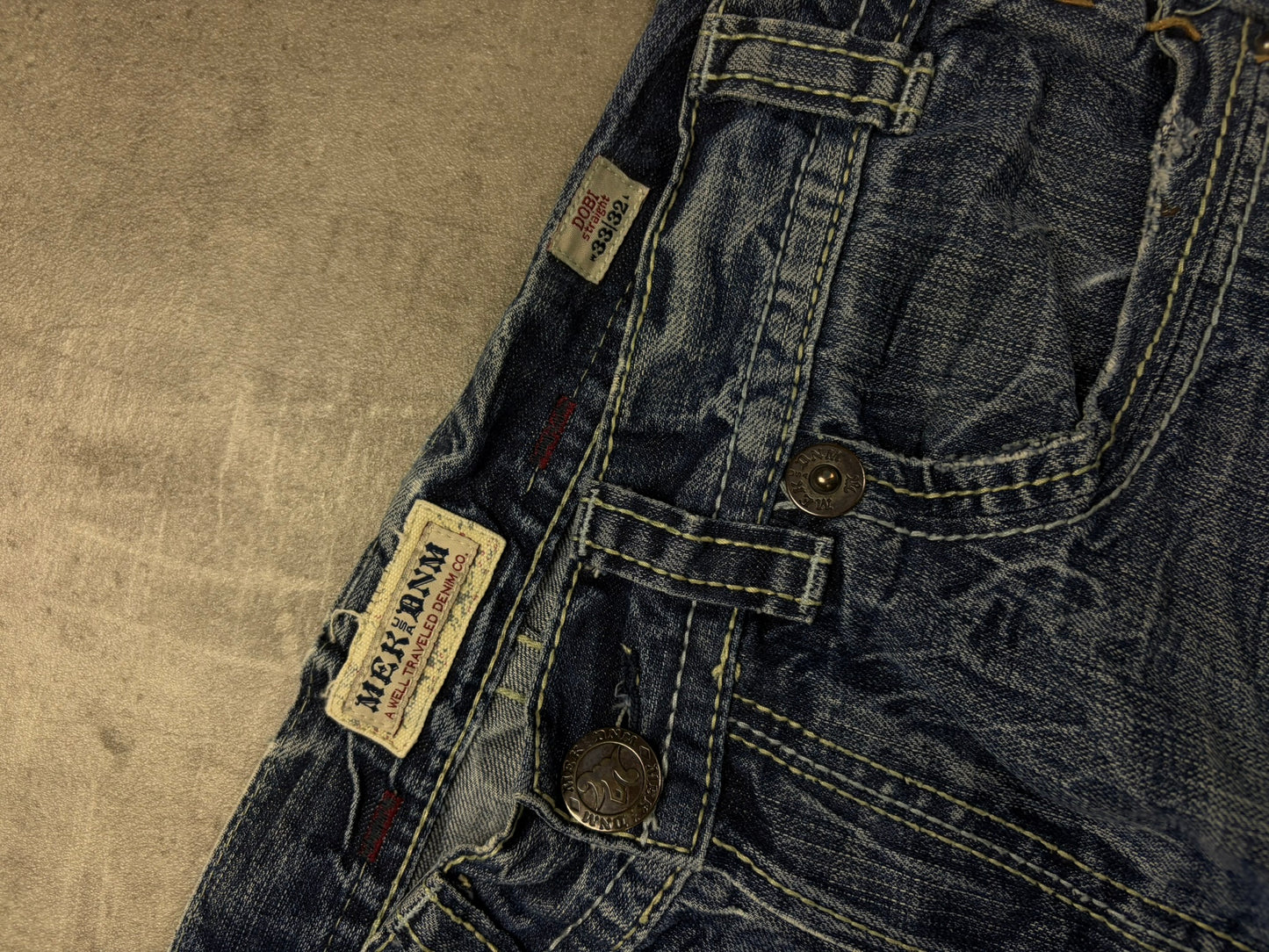 Mek Jeans Baggy Backprint Y2K