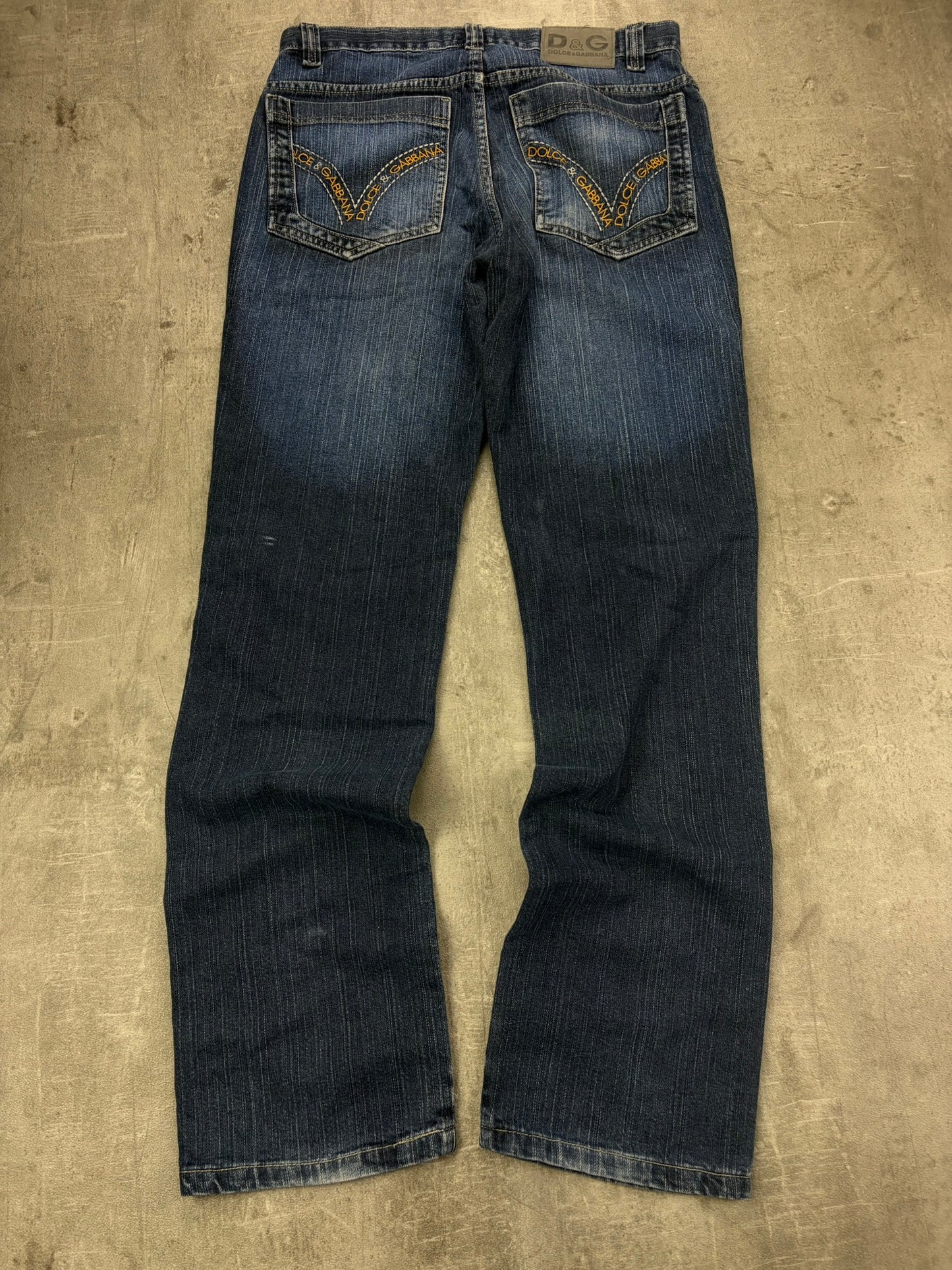 Dolce Gabbana Jeans Y2K Denim Back Print