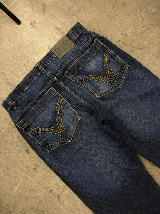 Dolce Gabbana Jeans Y2K Denim Back Print