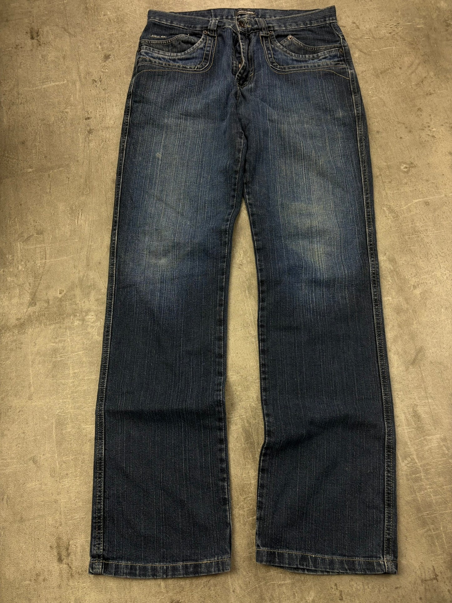 Dolce Gabbana Jeans Y2K Denim Back Print
