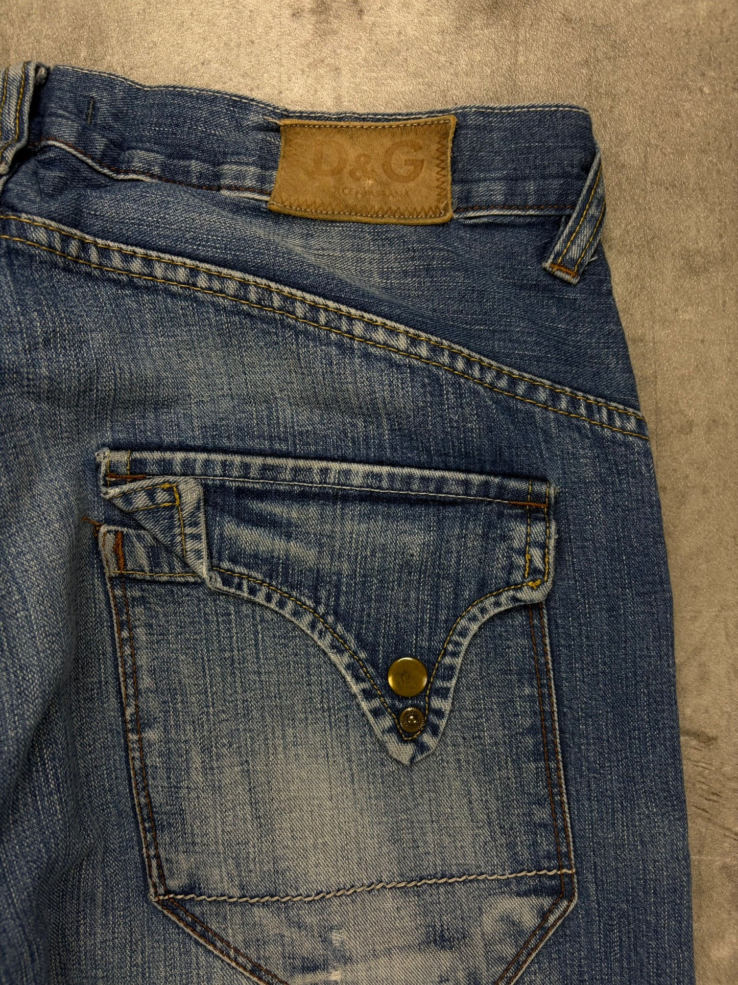 Dolce Gabbana Jeans Vintage Baggy Back Logo