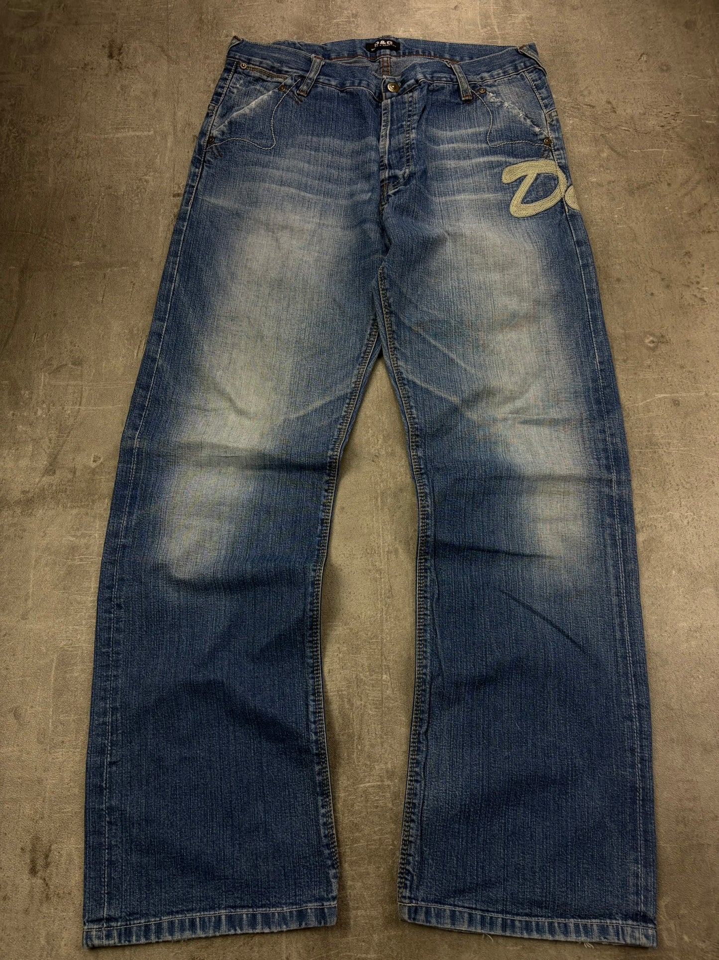 Dolce Gabbana Jeans Vintage Baggy Back Logo