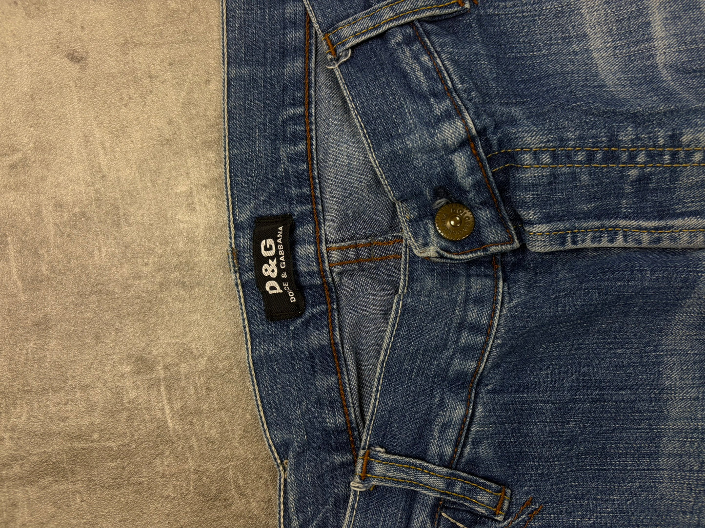 Dolce Gabbana Jeans Vintage Baggy Back Logo