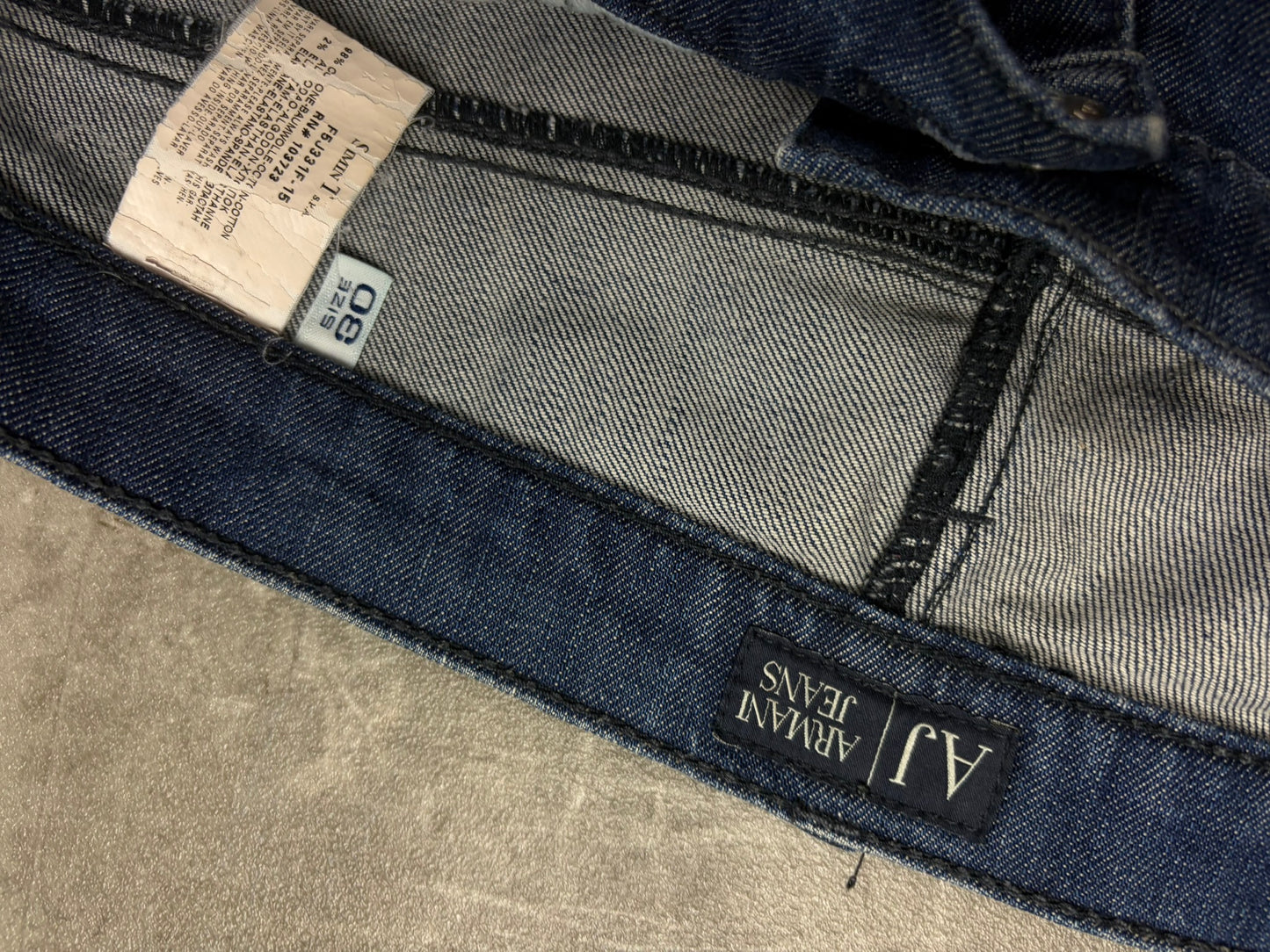 Armani Jeans Baggy Y2K Denim