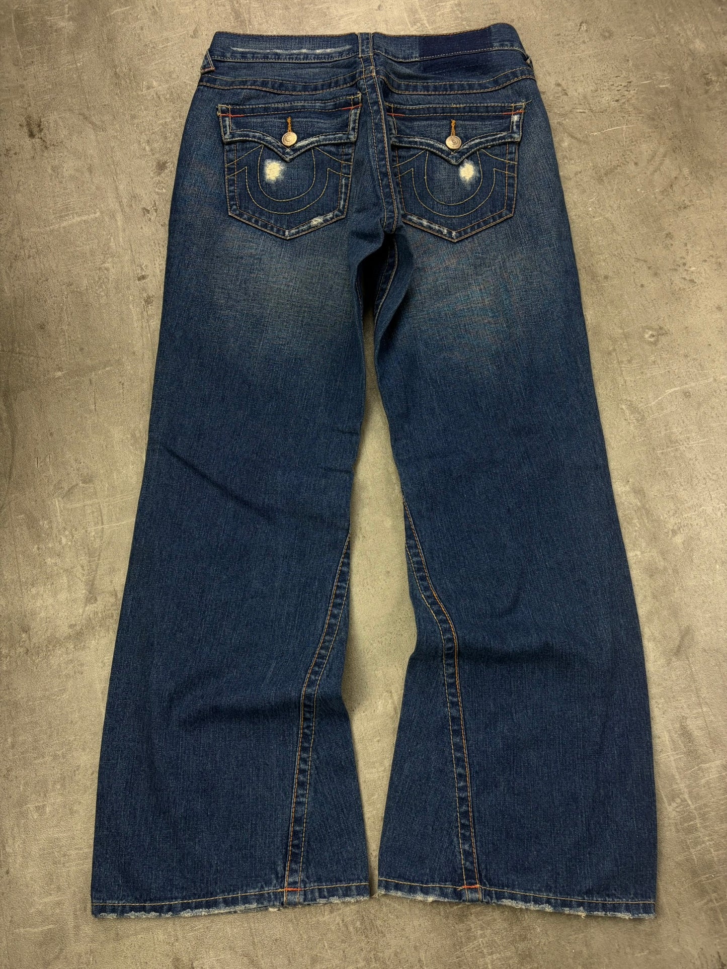 True Religion Y2k Flared Jeans Baggy