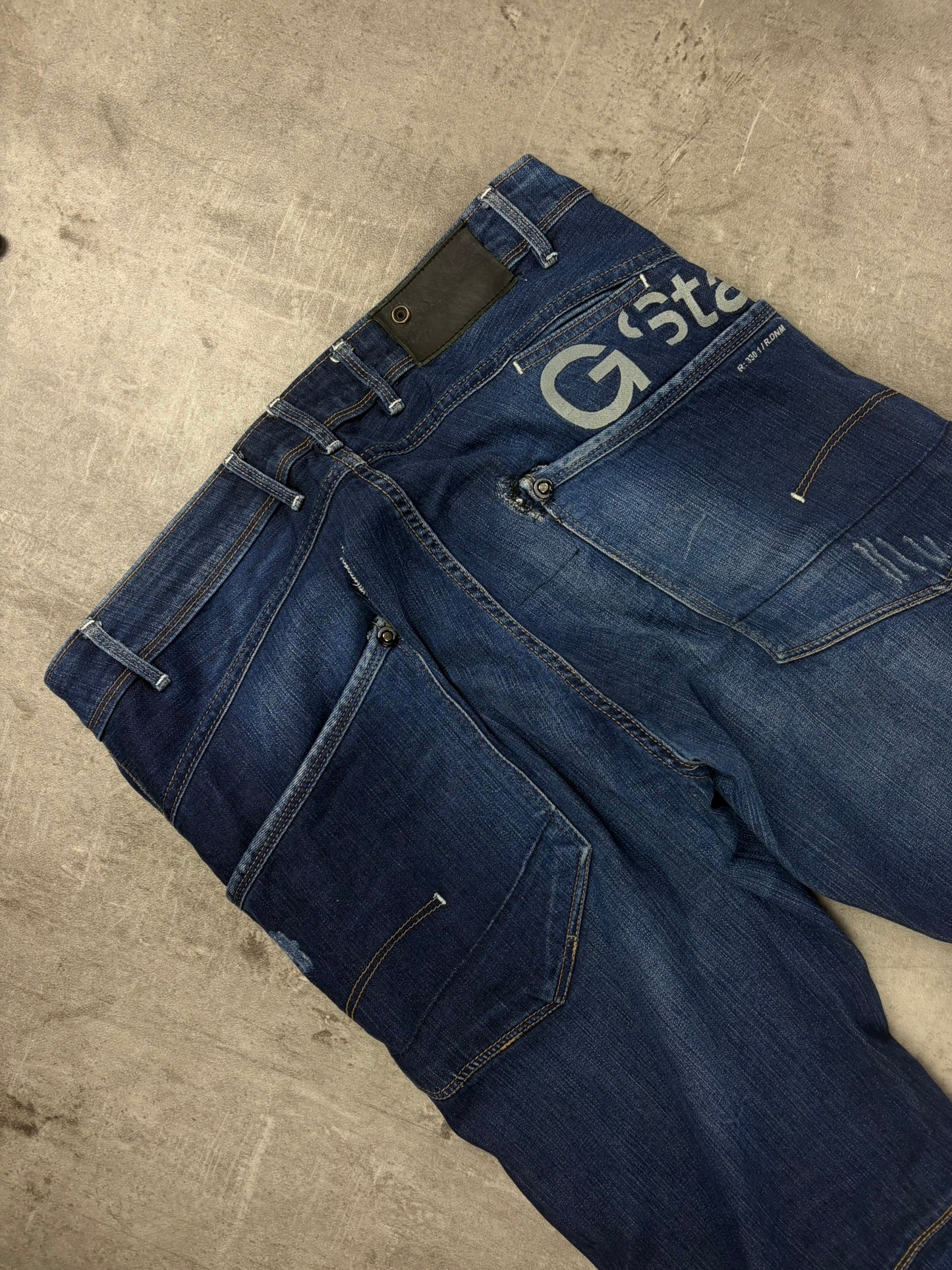 G-Star Jeans Y2K Vintage Backprint Rare