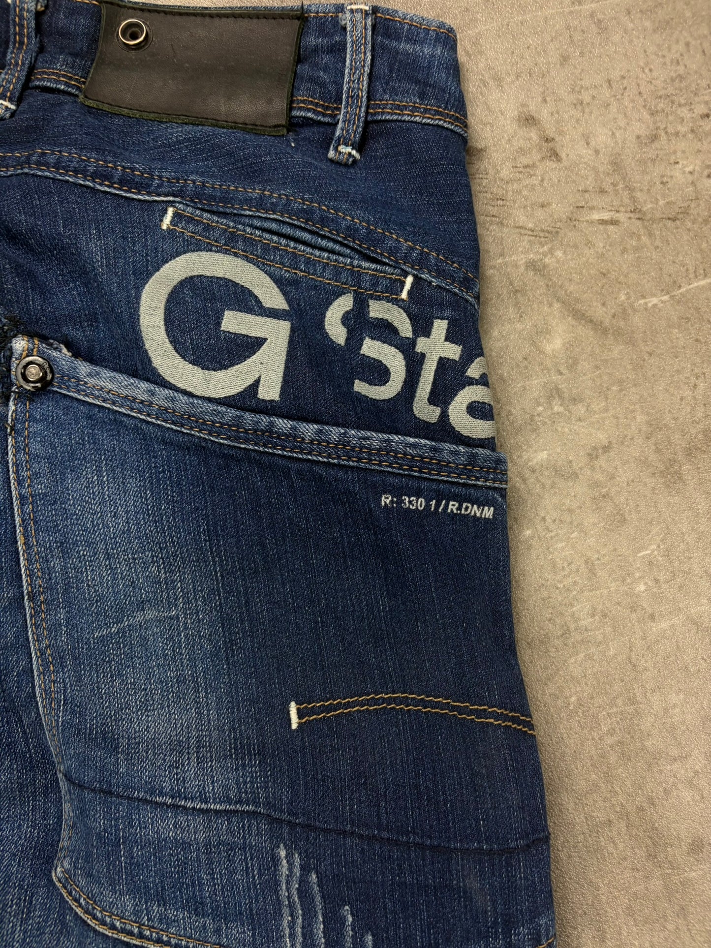 G-Star Jeans Y2K Vintage Backprint Rare
