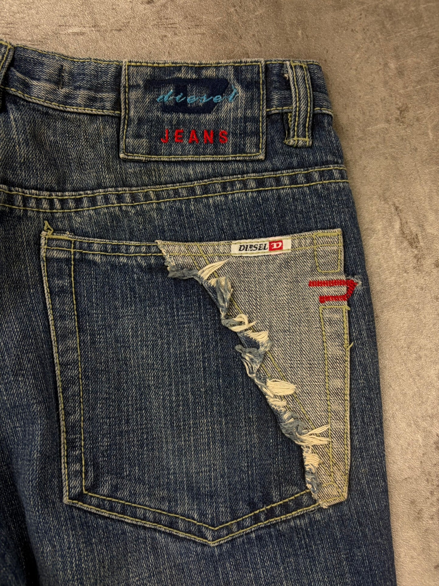 Diesel Jeans Vintage Baggy Back Design