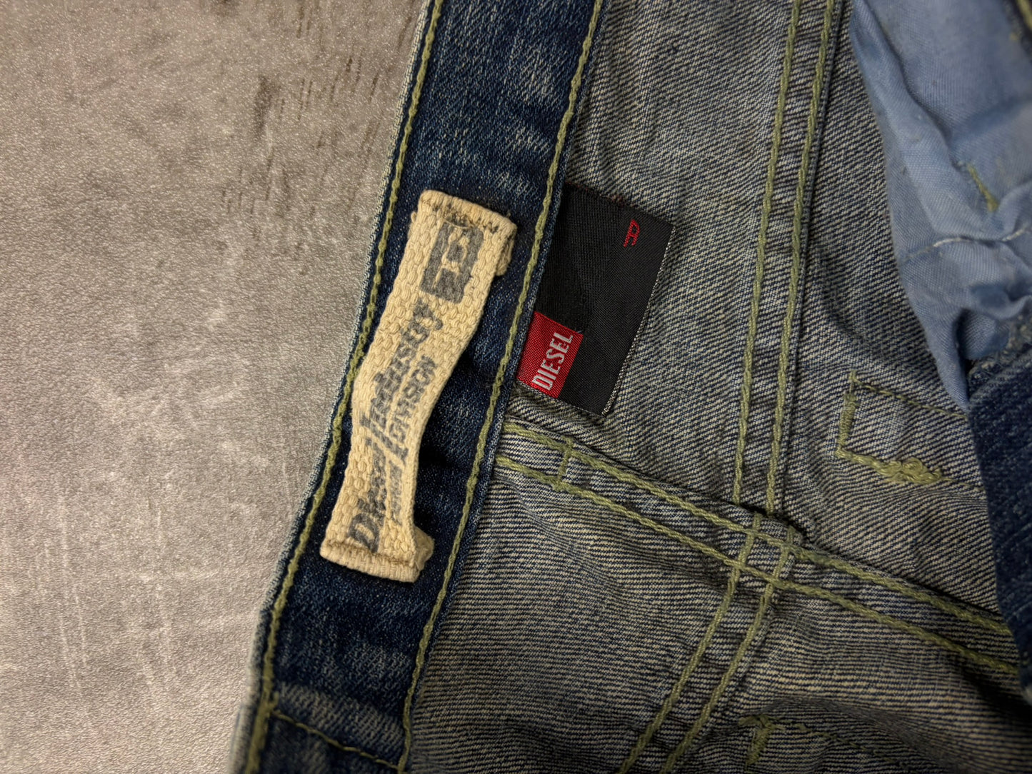 Diesel Jeans Vintage Baggy Back Design