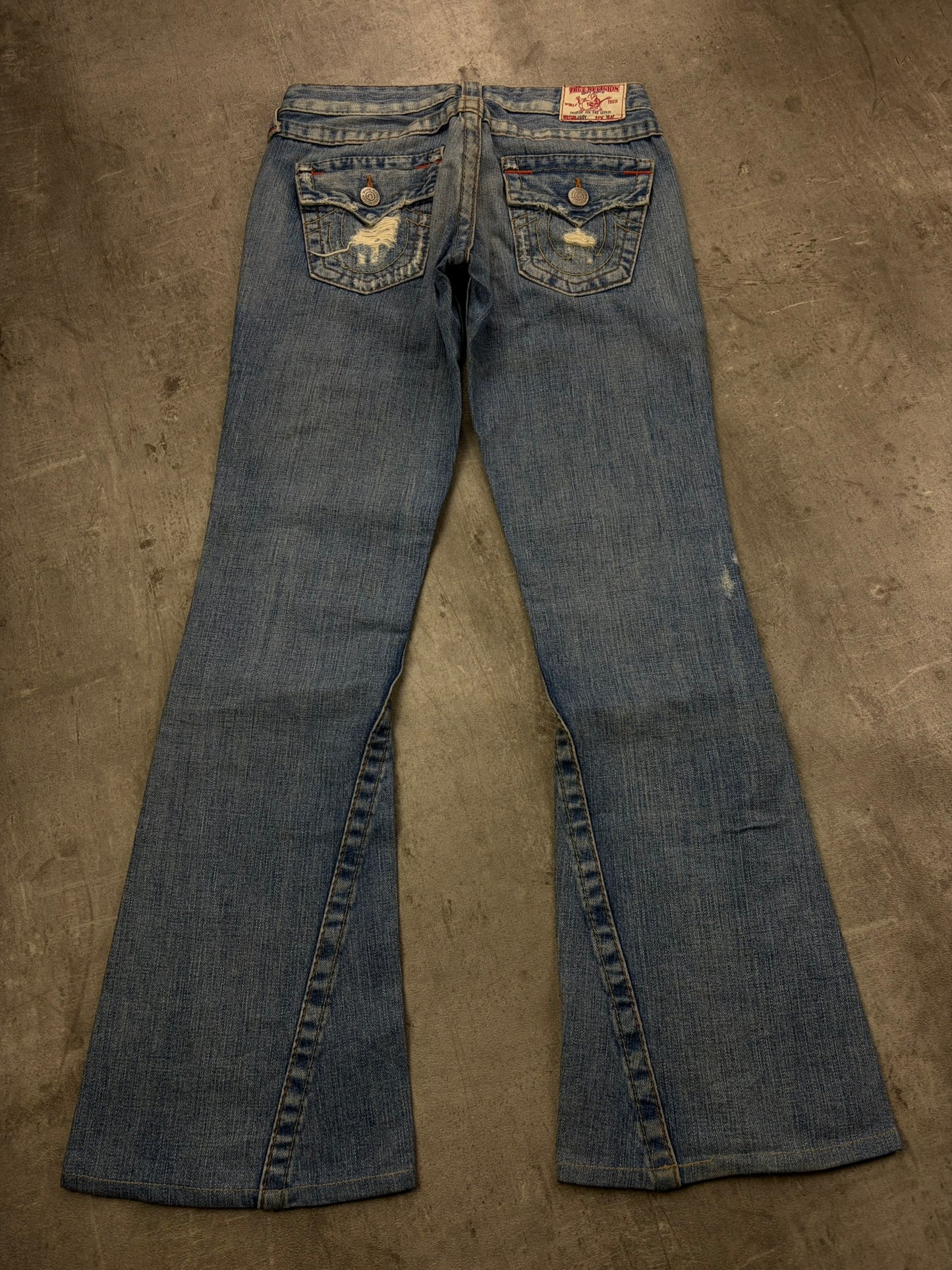 True Religion Jeans Y2K Flared Low Rise