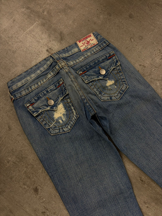 True Religion Jeans Y2K Flared Low Rise