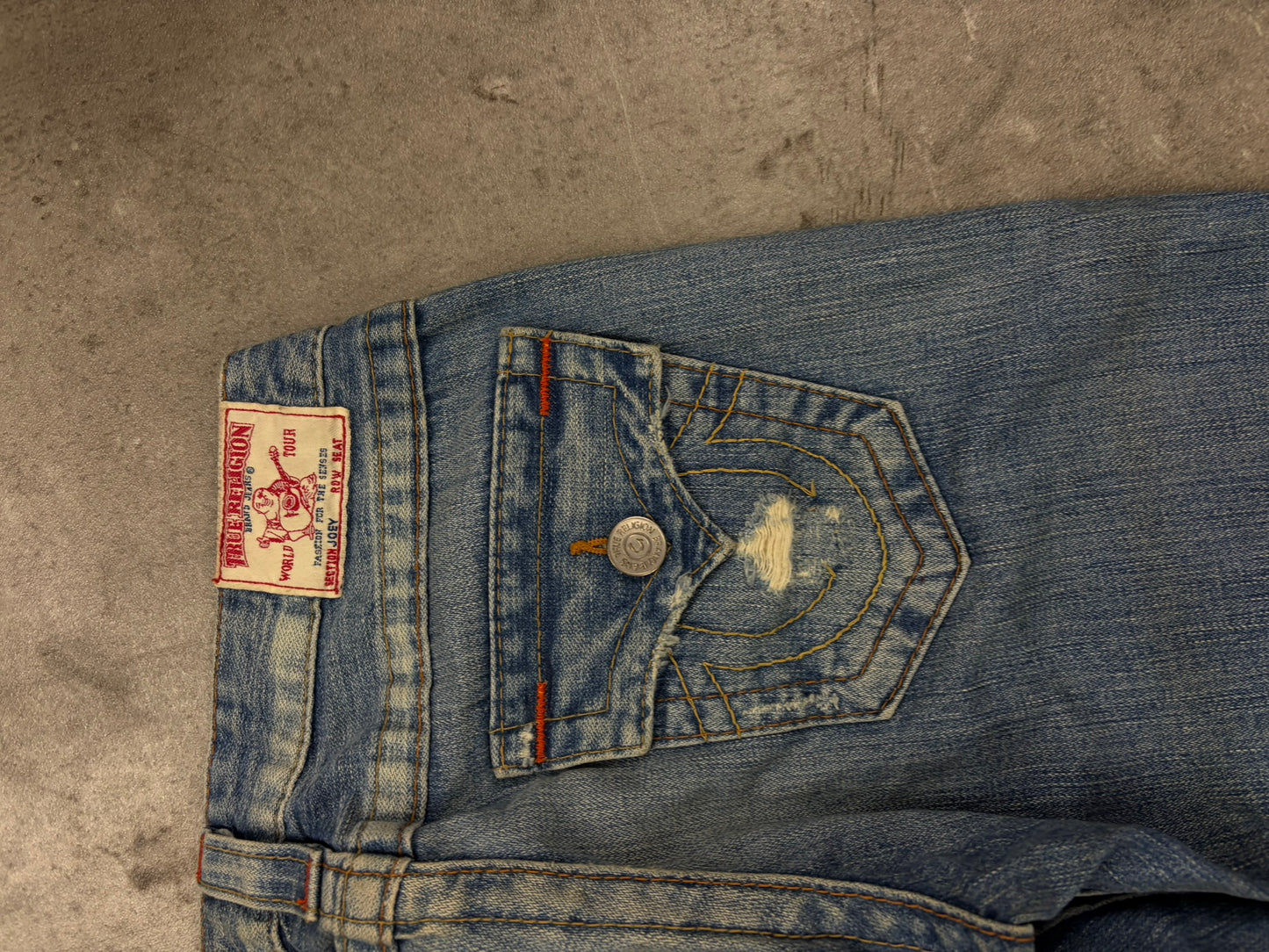 True Religion Jeans Y2K Flared Low Rise